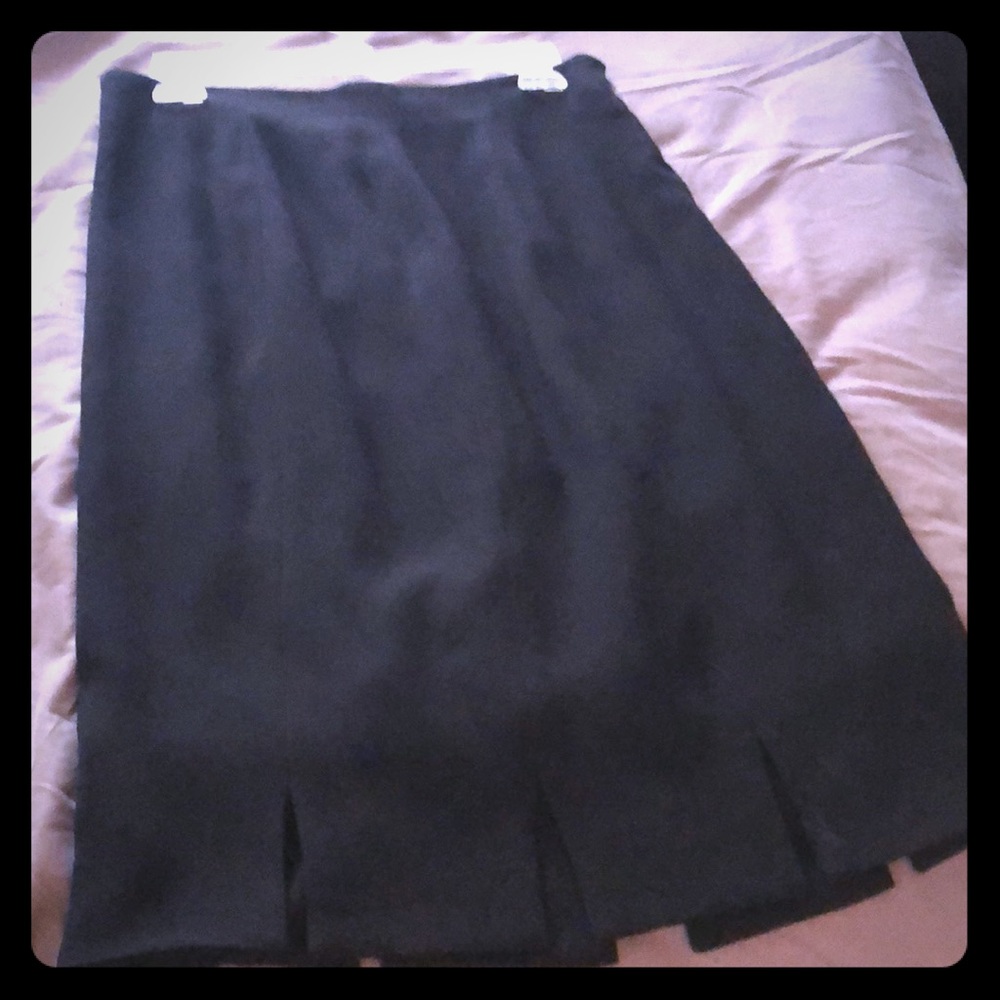 Black work skirt